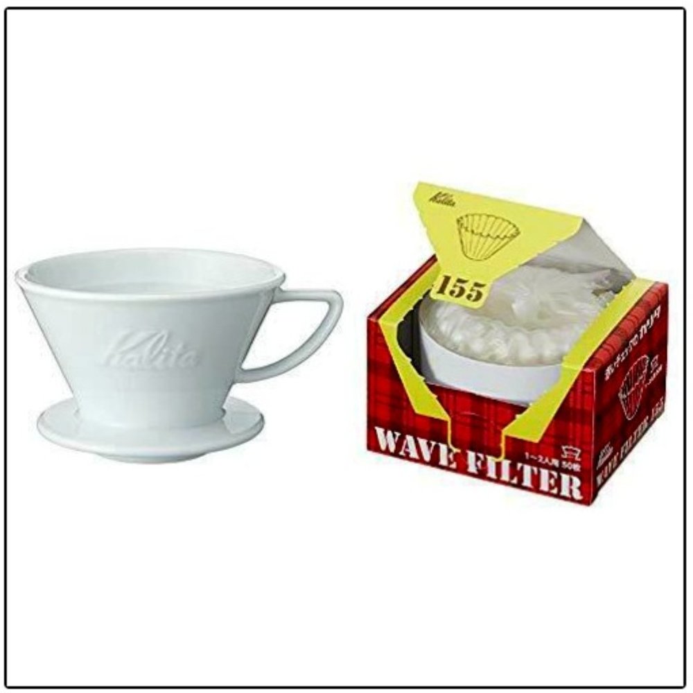 Kalita HA185 Dripper - Ceramic Pour Over Coffee Dripper